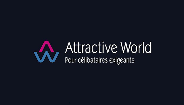 attractive world logo