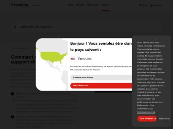 Comment contacter le support client TomTom