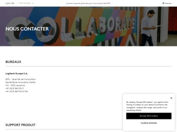 Contacter Logitech : siège social et demandes d'assistance