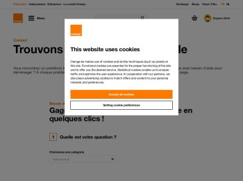Contacter Orange | Orange Belgique